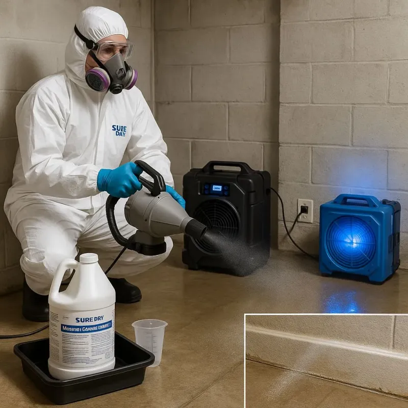 Sanitization and Odor Removal process in Columbus, WI